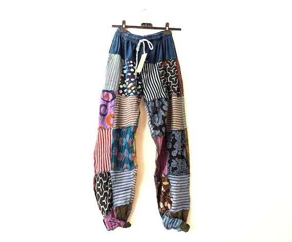 Nepali Patchwork Drawstring Pants Nepali Patchwork Drawstring Pants