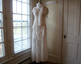 Handmade Custom Wedding Dress Gown / - by Breathe-Again Clothing