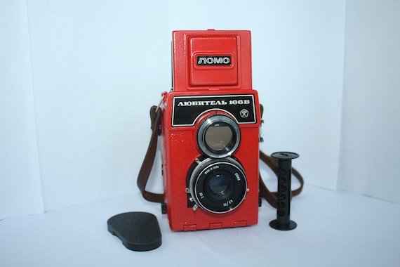 LOMO Lubitel 166B Red Color T-22 Original With Handmade