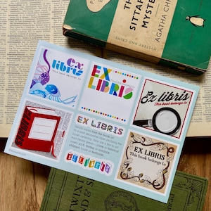 Ex Libris-stickervel