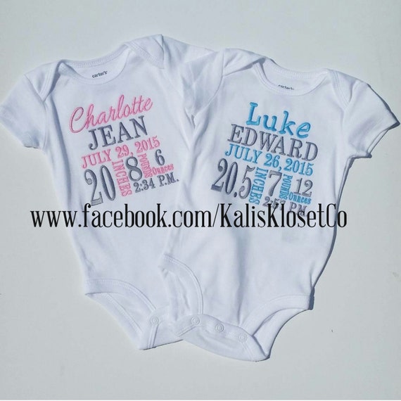 birth announcement shirt baby