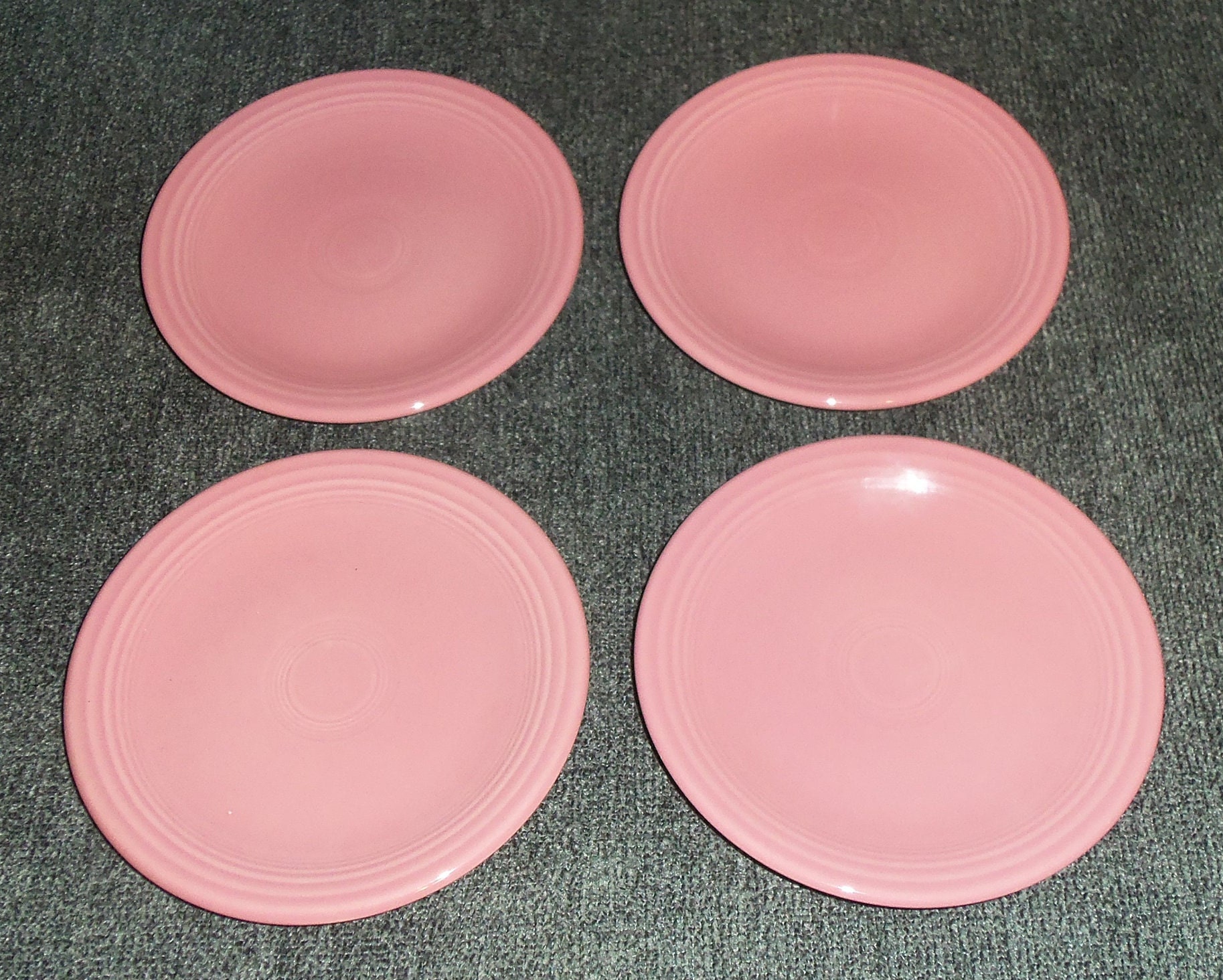Set of 4 Pieces New Old Stock FIESTAWARE ROSE Pink 6 1/8 Etsy