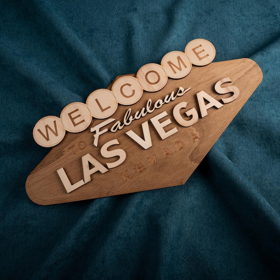 Décoration murale Las Vegas – Style américain rétro Route 66