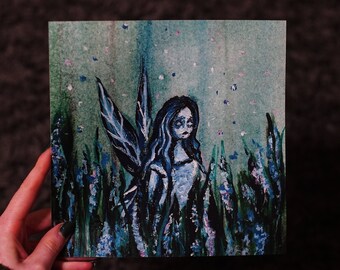 Pillywiggins Art Print - Faerie, arte de hadas, arte de ensueño, hada de flores, arte onírico, cuento de hadas, impresión de arte de fantasía, pintura de cuento de hadas, impresión