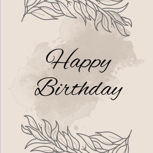 Joyeux anniversaire belle année