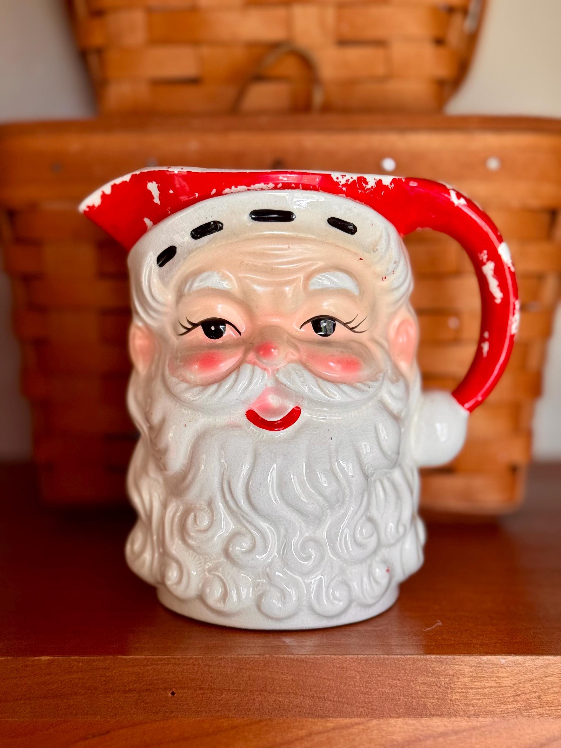 Rare Vintage Santa Mug - Etsy
