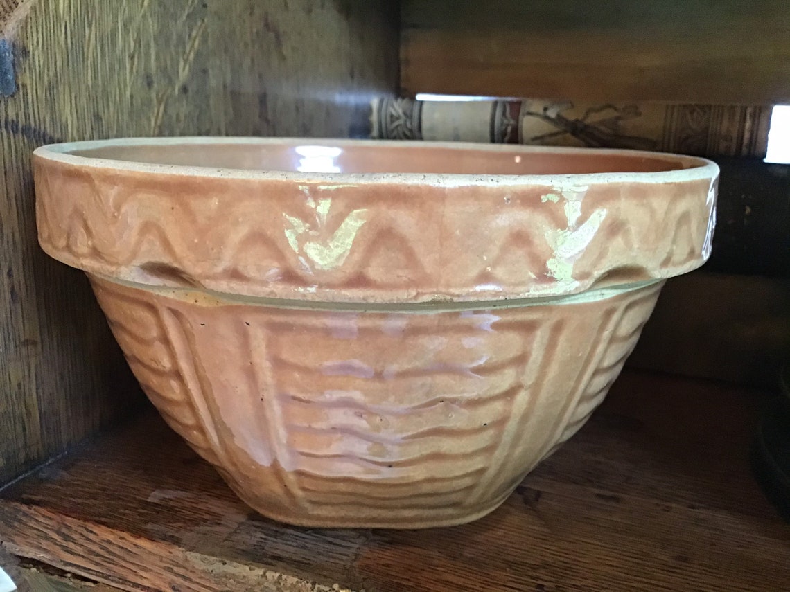 Vintage Watt Pottery Berry Bowl Antique Stoneware Bowl W/ | Etsy