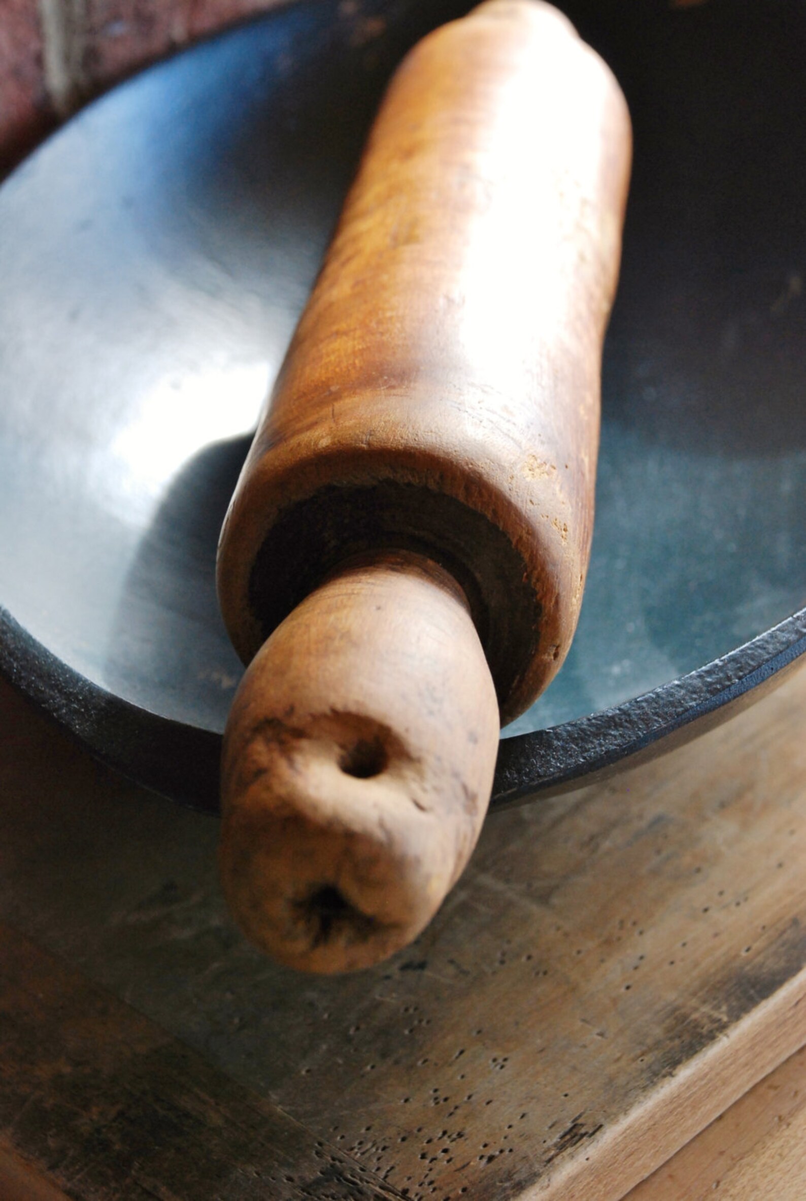 FREE SHIPPING Rare Primitive Rolling Pin Antique Hand Etsy