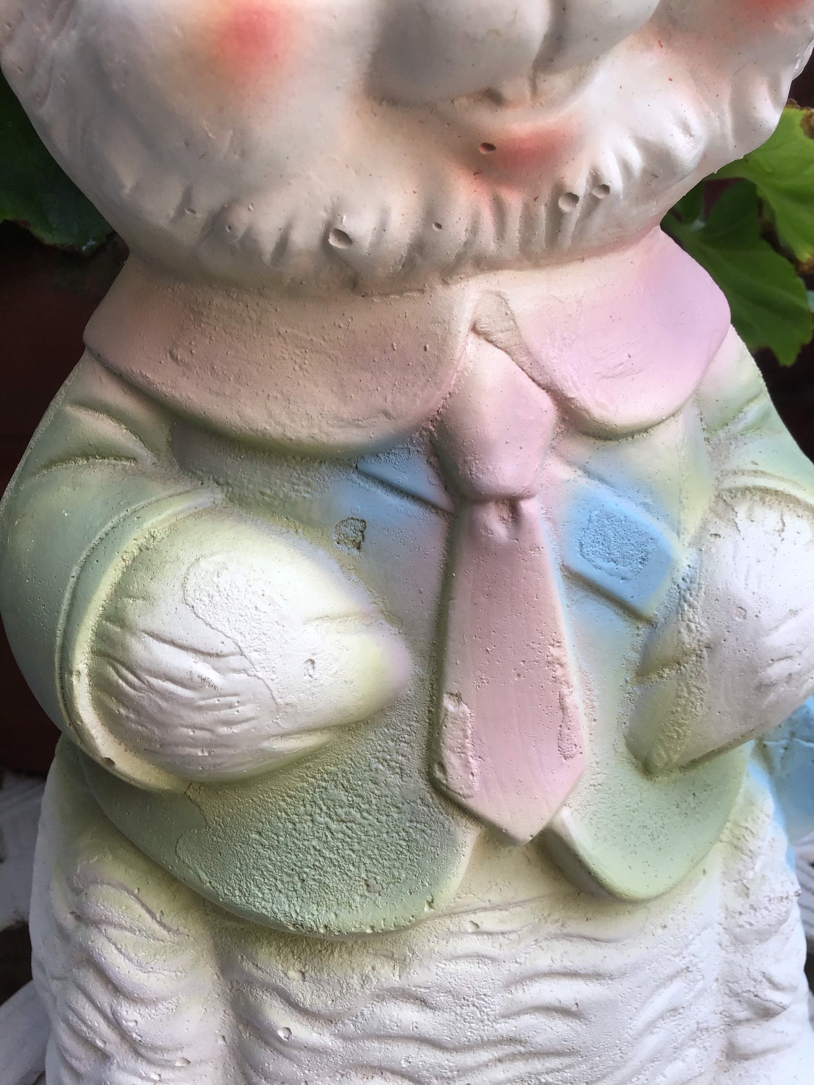 Vintage Chalkware Rabbit Bank - Mid Century Easter Bunny Bank ...