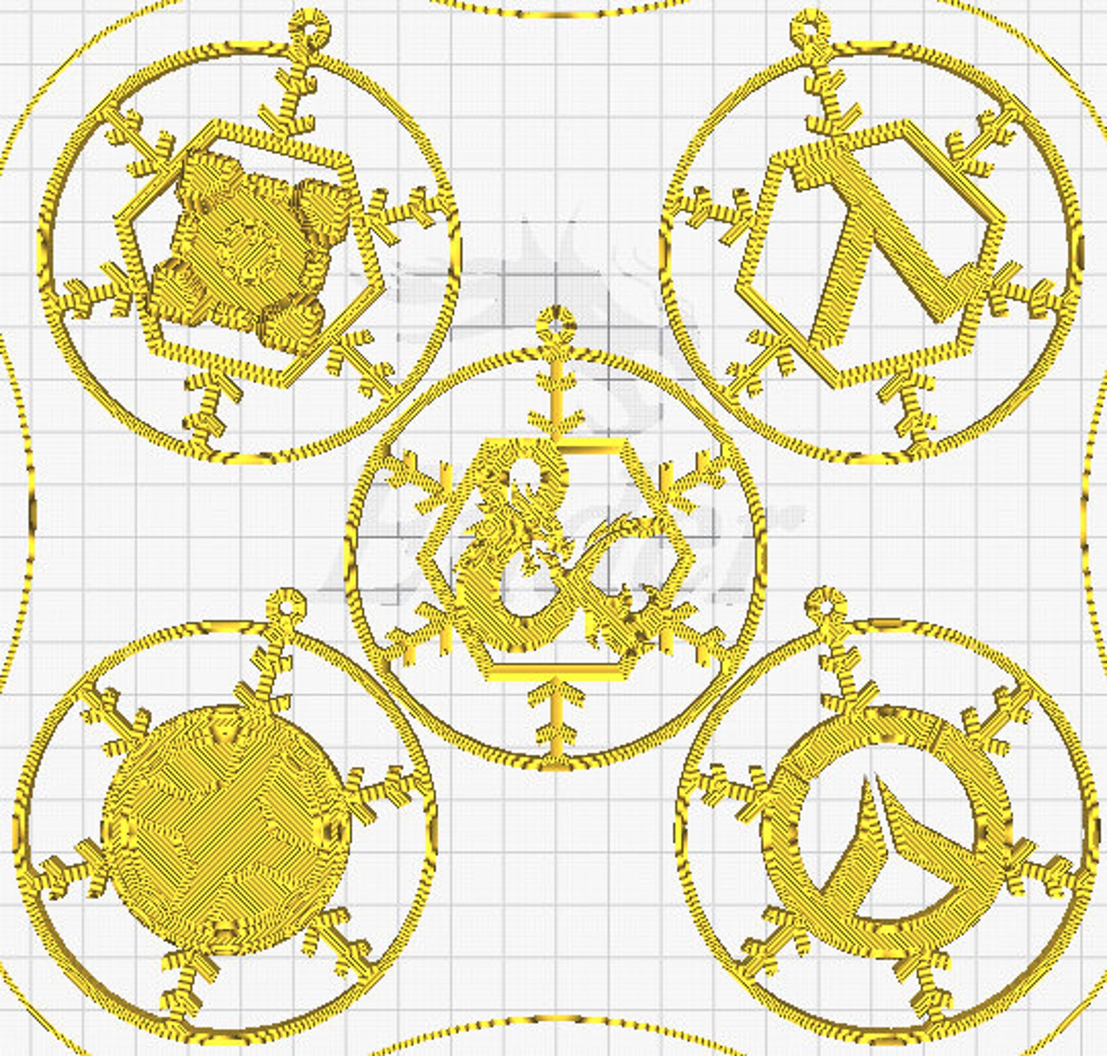 Video Games Christmas Ornaments Pack of 5 Nerdy / Geeky  Etsy
