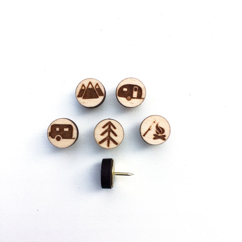 wooden-map-pins-travel-map-pins-map-thumbtacks-adventure-etsy