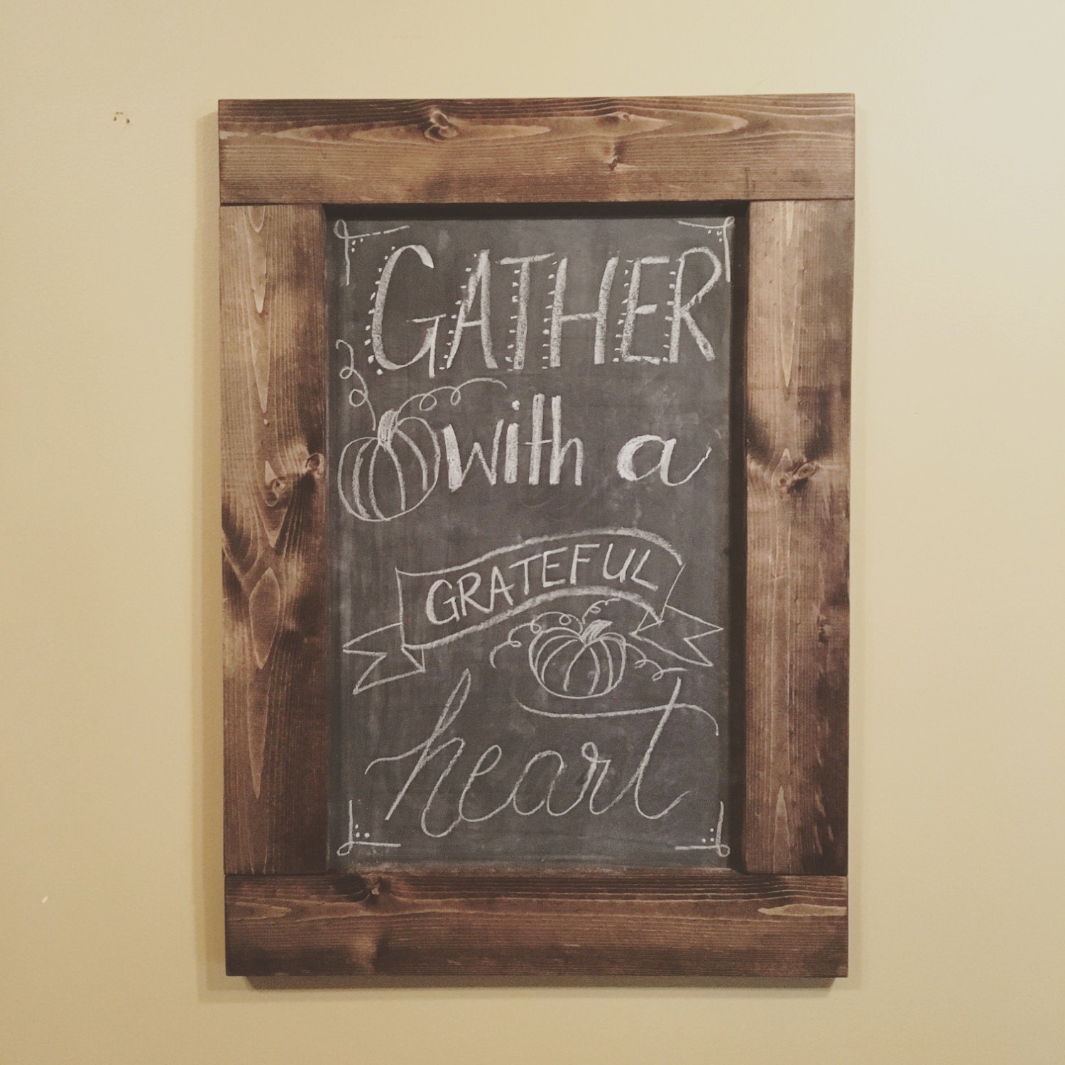 Chalkboard gallery wall framed chalkboard large Etsy