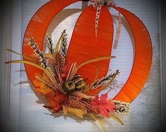 Fall, Pumpkin, Harvest, Wreath