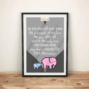 Family 2 (A) - No One Else Will Know the Strength of my Love - (Digital Download, Instant Download, Printable)