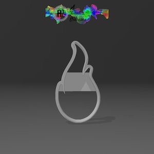 Digital Download Only - Flame - Cookie Cutter