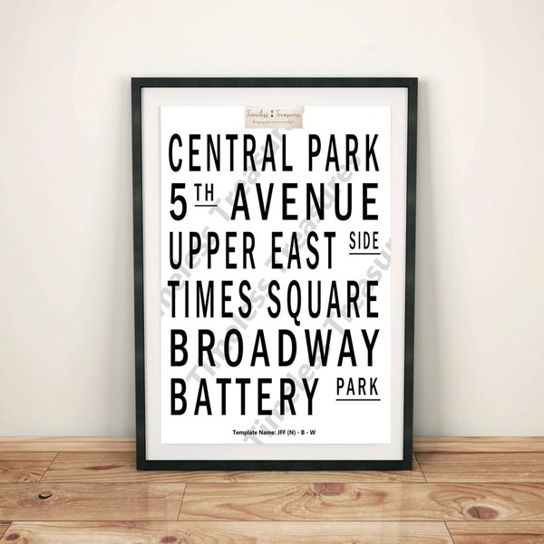 Just For Fun (N) - I Love New York - (Digital Download, Instant Download, Printable)