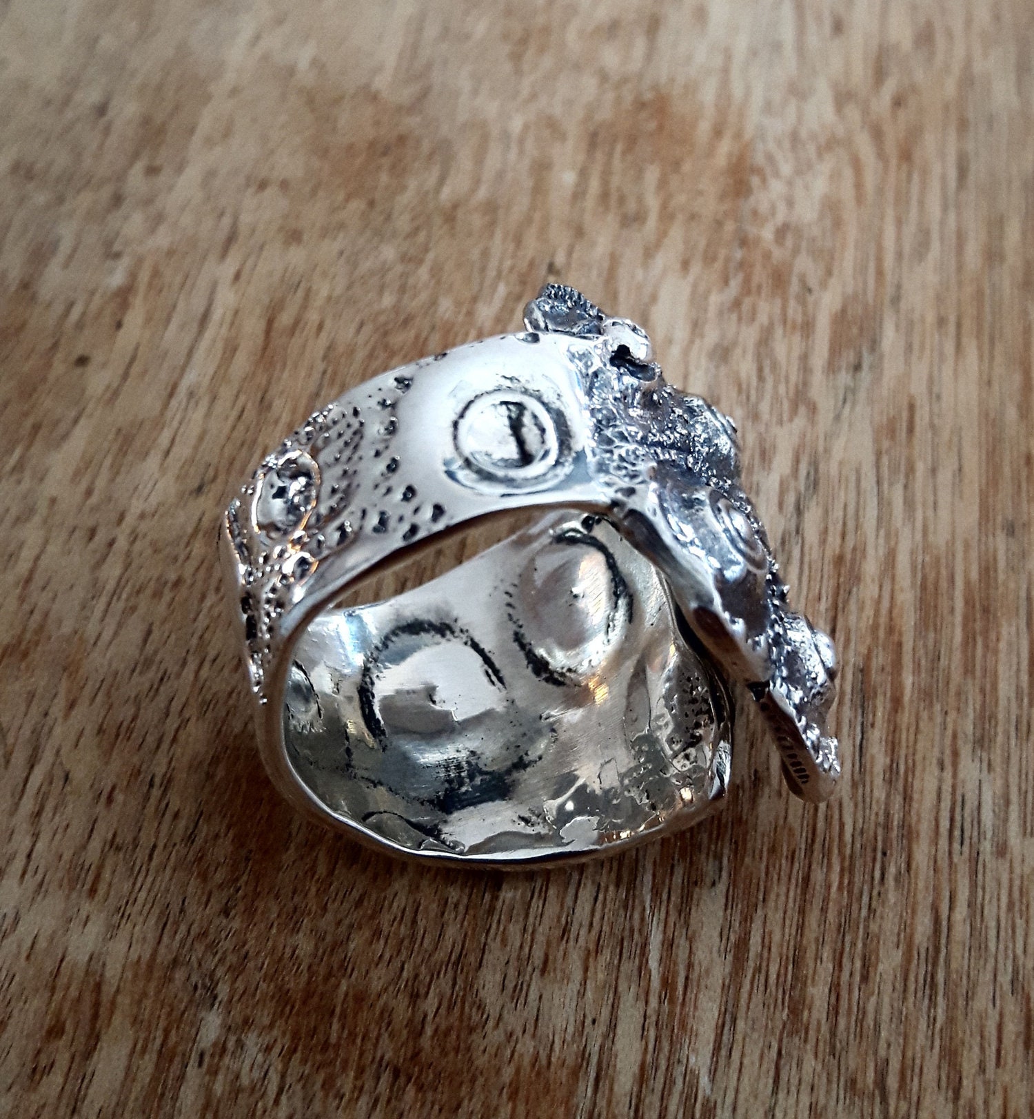 Sterling Silver Feather Ring - Solid 925 Silver - België