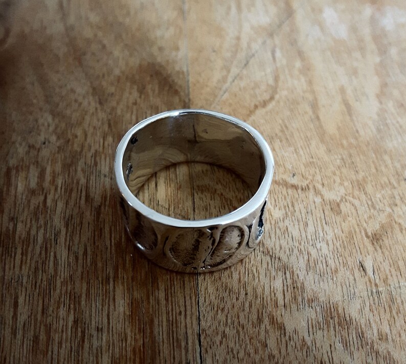 Father's Day Gift Men Silver Ring Men Ring Coffee Bean Men Etsy