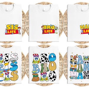 Toy Story Family Matching Shirt, Disney Trip Tee, Buzz Lightyear Woody Sweatshirt image 5