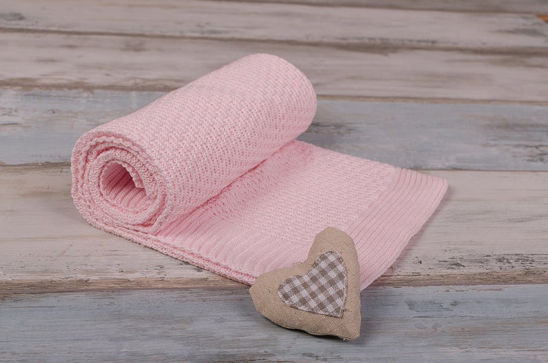 BabyDecke Rosa,OEKO-TEX®, Kinderwagen Decke Bild 1