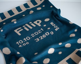 Personalised blanket Dots