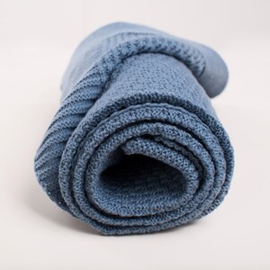 Babyblanket Blue, OEKO-TEX®, 80x80cm image 4