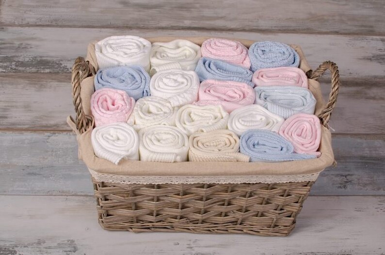 Pram Blanket Pink BabyBlanket OEKO-TEX\u00ae
