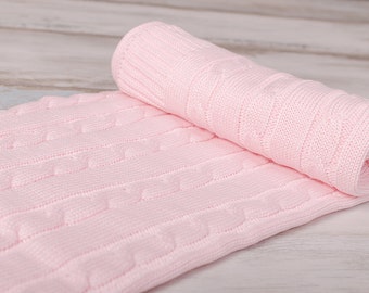 Babygirl, Baby Blanket,Summer Baby Blanket, Knit Blanket for Baby,Pink Baby Blanket,Newborn Blankets,Blanket for Baby,Gift for babygirl girl