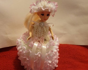 doll toilet roll holder