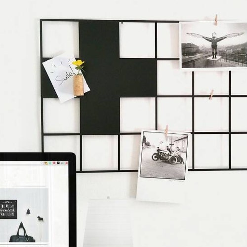 Wire Wall Grid Wire Mesh Memo Board Mood Board Notice Etsy