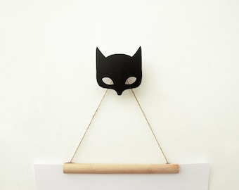 Fox Wall hook / Girl Wall Hooks / Girls Room Wall Decor / Cat Wall hooks / Modern Girl Room / Cat woman / Nursery gifts