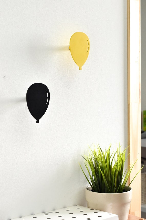 Balloon Wall Hook Balloons Wall Decor Nursery Wall Hangers Kids Coat Hanger Etsy