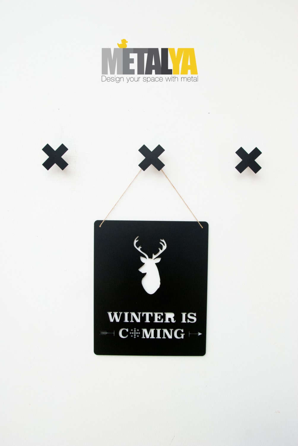 Crochet de Mur Croix Suisse, Suspendu, Modèle Scandinave, Noel Crochets Moderne