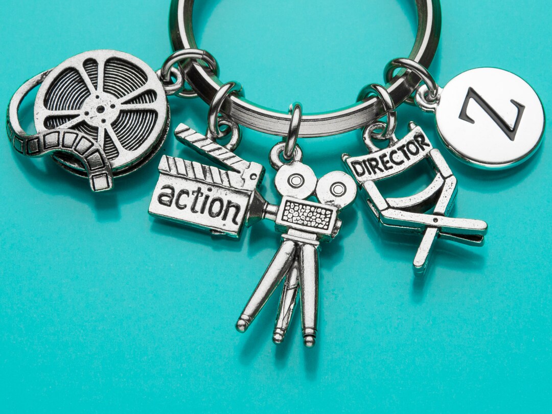 Movie Keychain Movie Key Ring Filmmaker's Charm Etsy