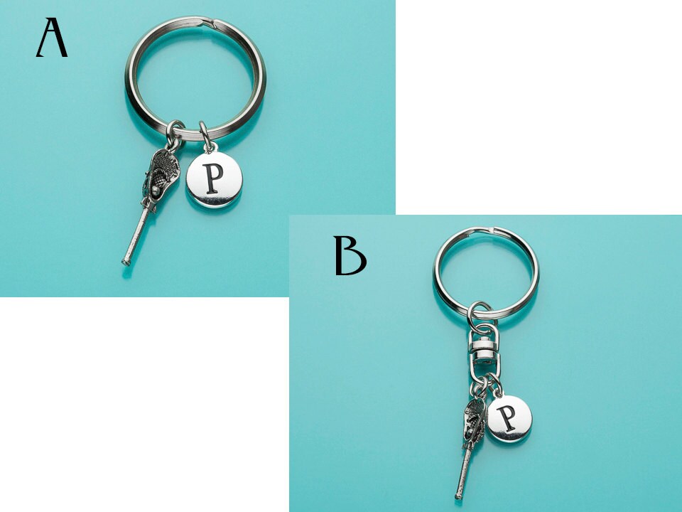 Lacrosse Stick Keychain Lacrosse Stick Key Ring Team Sports Etsy