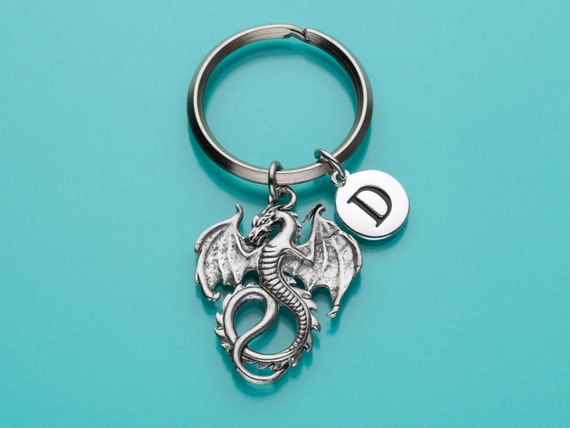 Porte clé Dragon Dragon porte-clés, porte-clé, personnalisés porte-clés,  porte-clé personnalisé, breloque porte-clés, 108 -  France