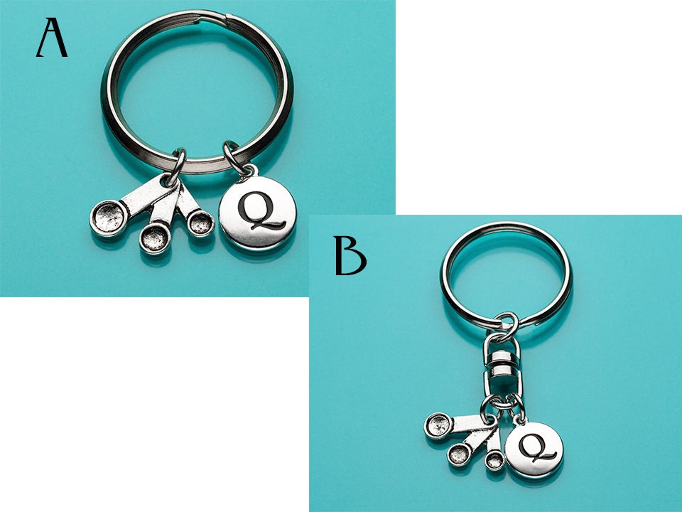 Measuring Spoon Keychain, Measuring Spoon Key Ring, Spoons Keyring ...