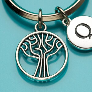 Tree of Life Keychain, Tree of Life Key Ring, Etz Ha Chaim, Kabbalah Keychain, Personalized Keychain, Custom Keychain, Charm Keychain, 909