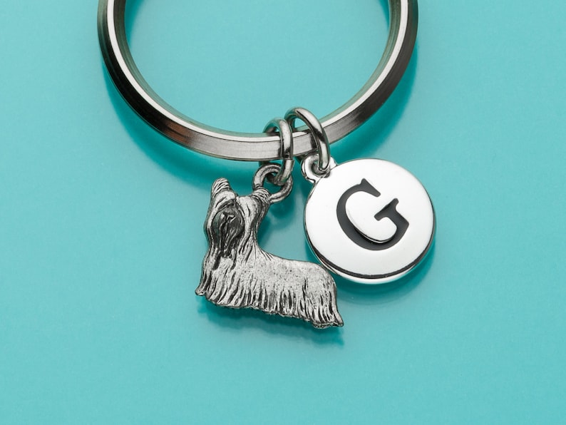 Yorkshire Terrier Keychain, Yorkshire Terrier Key Ring, Yorkie, Dog ...