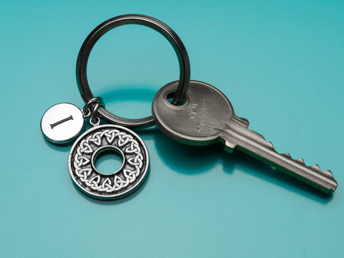 Celtic Knot Keychain Ancient Celtic Knot Key Ring Irish - Etsy