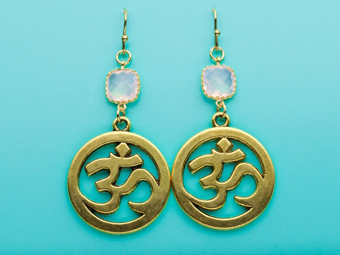 Om symbol earrings Clearance