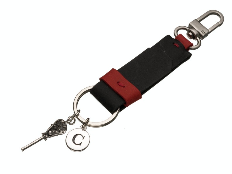 Lacrosse Stick Keychain Lacrosse Stick Key Ring Team Sports Etsy