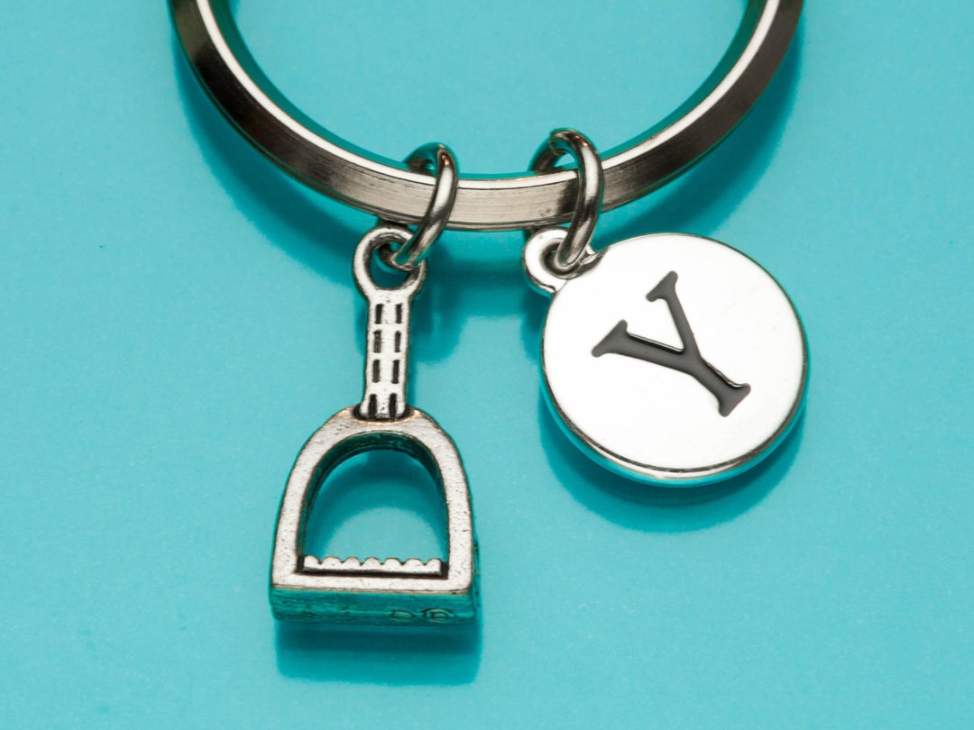 Horse Stirrup Keychain Horse Stirrup Key Ring Equestrian Etsy