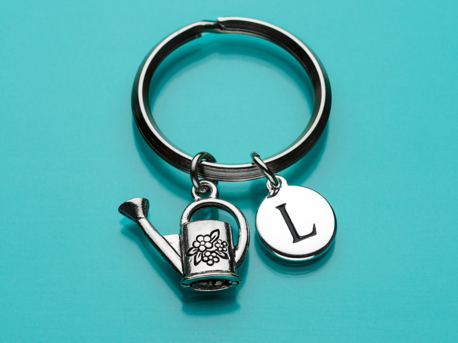 Watering Can Keychain Watering Can Key Ring Garden Tools Etsy