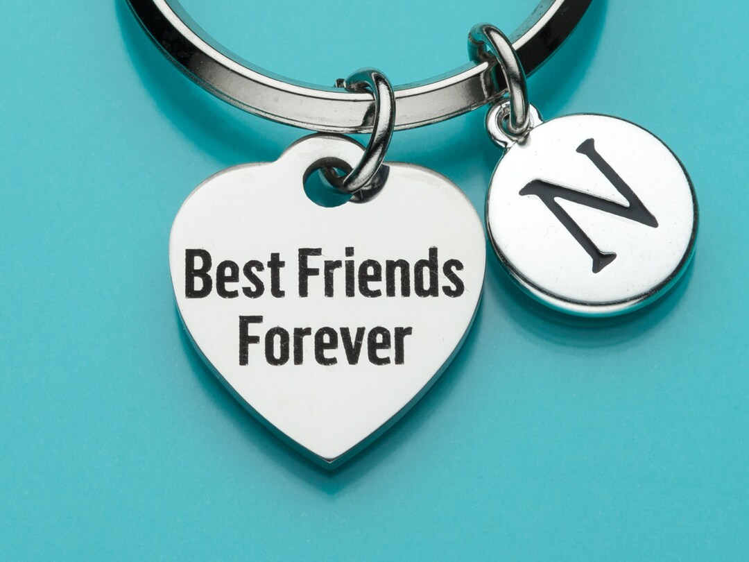 Best Friends Forever Keychain, Best Friends Forever Key Ring, Friends