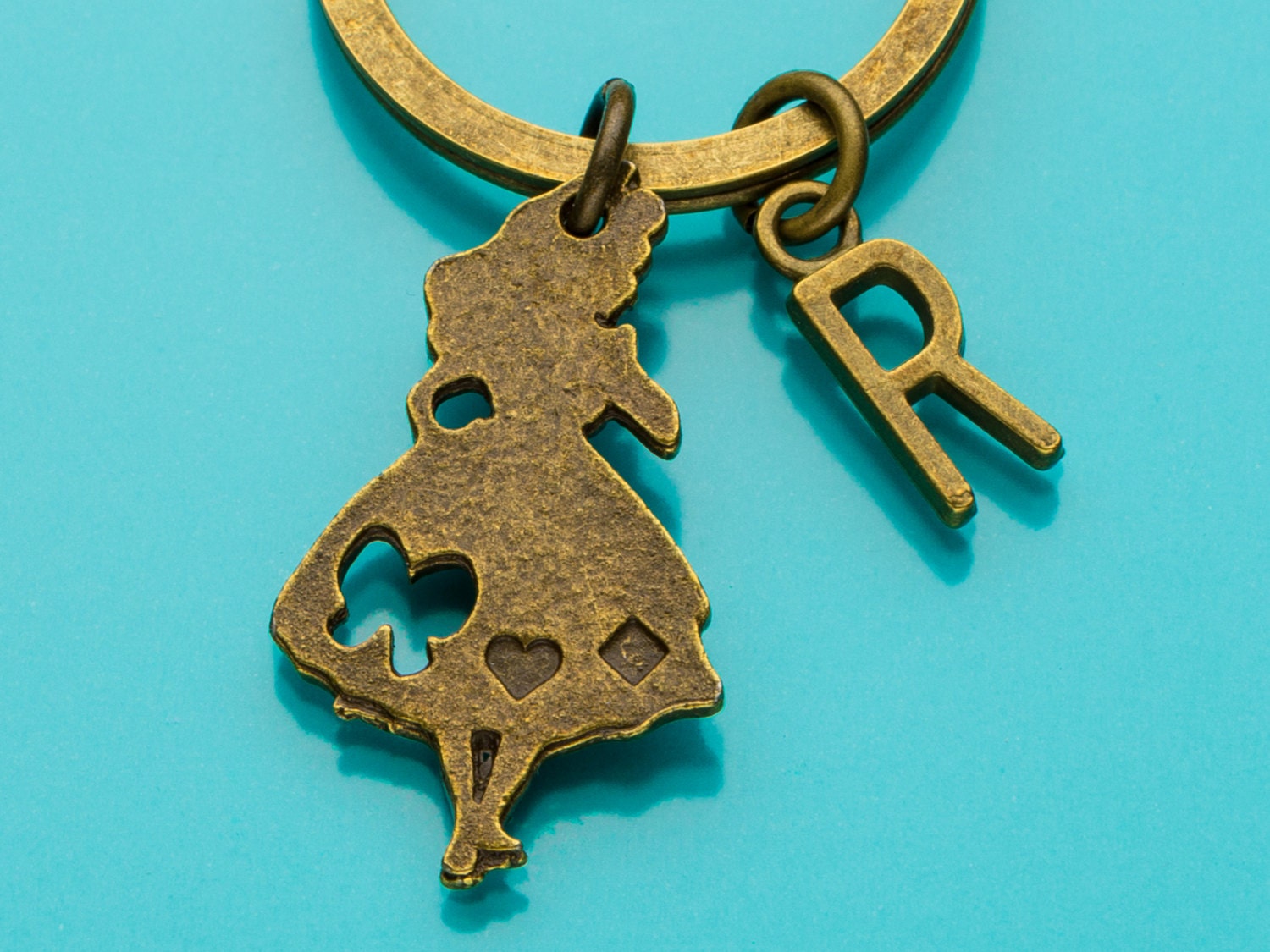 40 PCS Alice in Wonderland Fairy Charms Collection - Antique Alice Rabbit  Steampunk Skeleton Keys Pendants Jewelry Findings (Silver HK6)