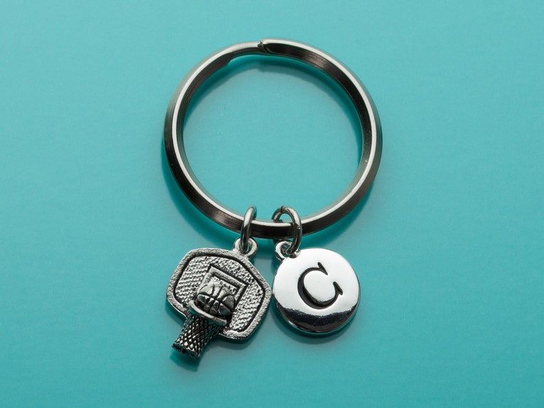Basketball Hoop Keychain Basketball Hoop Key Ring Sports Etsy