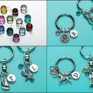 Tequila Keychain, Tequila Key Ring, Tequila Bottle and Salt, Initial Keychain, Personalized Keychain, Custom Keychain, Charm Keychain, 399 image 5