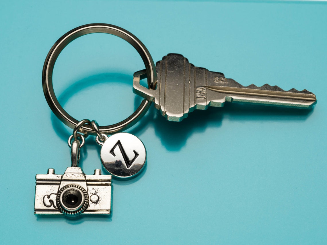 Camera Keychain Lg Camera Key Ring Photography Photographer Etsy
