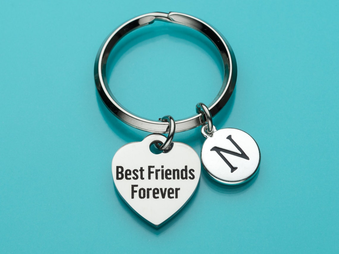 Best Friends Forever Keychain Best Friends Forever Key Ring Etsy